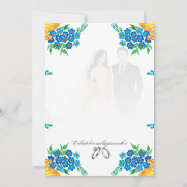 Convites Elegant Blank Wedding Invitation – Fully Customiza
