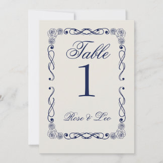 Convites Elegant Boho Wedding Table Number | Old Money 