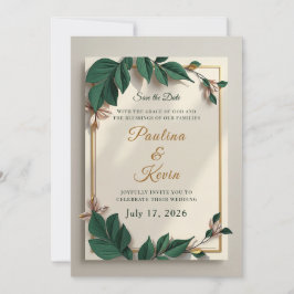 Convites Elegant Christian Wedding e-invite