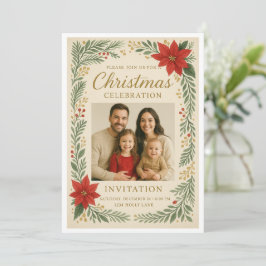 Convites Elegant Christmas celebration Invitation 