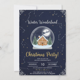 Convites Elegant Christmas Tree Holiday Party Invitation