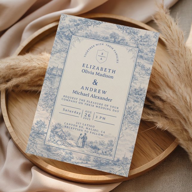 Convites Elegant Countryside Manor Wedding (Criador carregado)