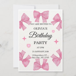 Convites Elegant Custom Birthday Invitation | Modern Person