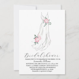 Convites Elegant Eucalyptus Greenery Bridal Shower