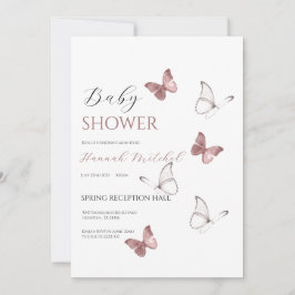 Convites Elegant Floral Baby Shower Invitation Customizable