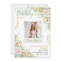 Elegant Floral Birthday