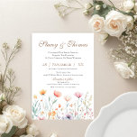 Convites Elegant Floral Wedding Invitation<br><div class="desc">Elegant Floral Wedding Invitation</div>