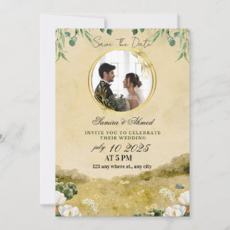 Convites  Elegant Floral Wedding Invitation | Classic & Mod