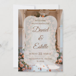 Convites Elegant Floral Wedding Invitation | Editable Weddi