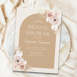 Convites Elegant Flowers Boho Bridal Shower