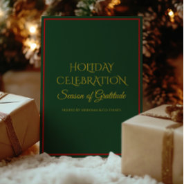 Convites Elegant Holiday Party Invitation for Business