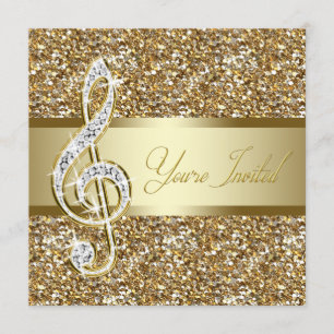 Convites Elegant Music Treble Symphony Concert Considerando