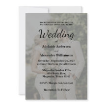 Elegant Overlay Photo Wedding