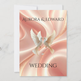 Convites Elegant Photo Wedding Invitation Card – Modern