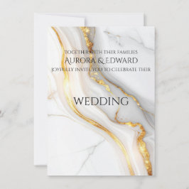 Convites Elegant Photo Wedding Invitation Card – Modern