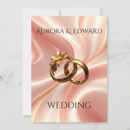 Convites Elegant Photo Wedding Invitation Card – Modern