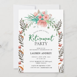 Convites Elegant Retirement Celebration Invitation