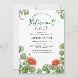 Convites Elegant Retirement Celebration Invitation