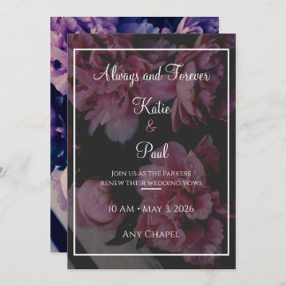 Convites Elegant Rose Flowers Wedding invitation