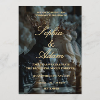 Convites Elegant Royal Wedding Invitation