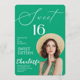 Convites Elegant Sweet 16 Save the Date Birthday