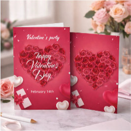 Convites Elegant Valentine’s Day Party Invitation