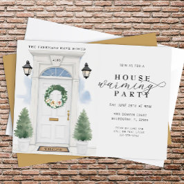 Convites Elegant Watercolor Housearming Party