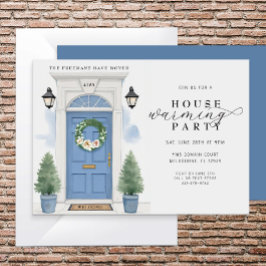 Convites Elegant Watercolor Housearming Party