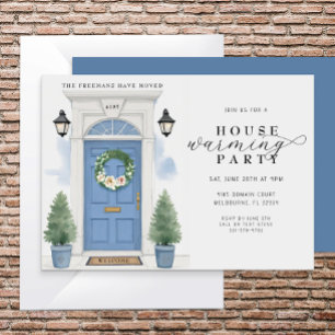 Convites Elegant Watercolor Housearming Party
