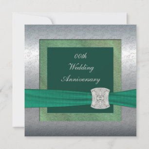 Convites Elegant Wedding Anniversary Party Invitation