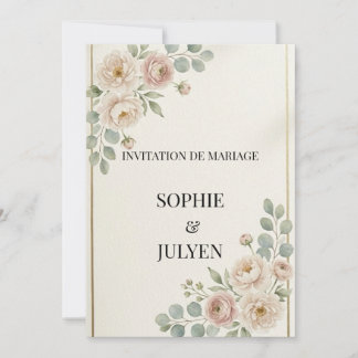 Convites Elegant Wedding Invitation
