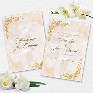 Convites Elegant Wedding invitation