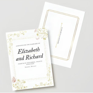 Convites Elegant Wedding Invitation