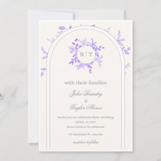 Convites Elegant Wedding Invitation 