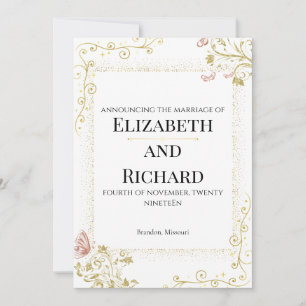Convites Elegant Wedding Invitation