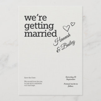 Convites Elegant Wedding Invitation – Personalized