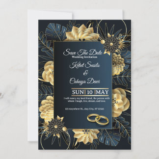 Convites Elegant Wedding Invitation Template