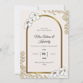 Convites Elegant Wedding Invitations | Minimalist Designs
