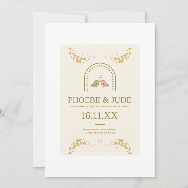 Convites Elegante (Frente)