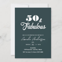 Elegante 50 e Fabulosas Mulheres Aniversário