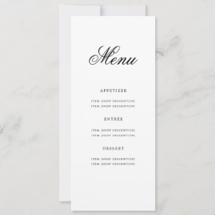 Convites Elegante 60º Menu Festa de aniversário Dourado