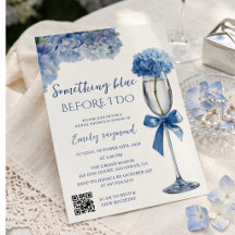 Elegante Algo Azul Bridal Shower Casamento 