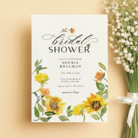 Elegante Amarelo Sunflower Sunny Bee Chá de panela