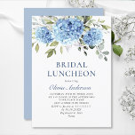 Convites Elegante Aquarela Azul Hydrangea BRIDAL LUNCHEON<br><div class="desc">Para mais personalização,  clique no link "personalizar mais" e use nossa ferramenta design para modificar esse modelo. Se precisar de ajuda ou itens correspondentes,  entre em contato comigo.</div>