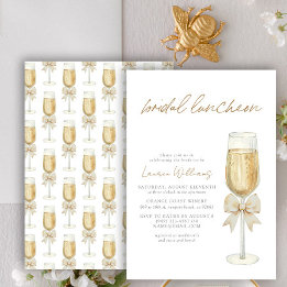 Convites Elegante Arco Chic Script Bridal Luncheon