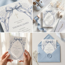Elegante Arco de Aquarela Azul Poeirento para Bati