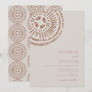 Convites Elegante Arte Aquarela Decó Tropical Casamento