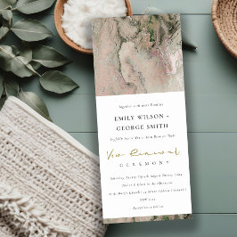 CONVITES ELEGANTE BLUSH DUSKY ROSA AGATE VOW RENEWAL