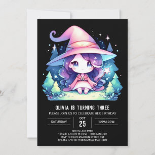 Convites Elegante Boho Wizard Birthday