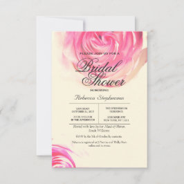 Convites Elegante Bonito Rosa Impressão